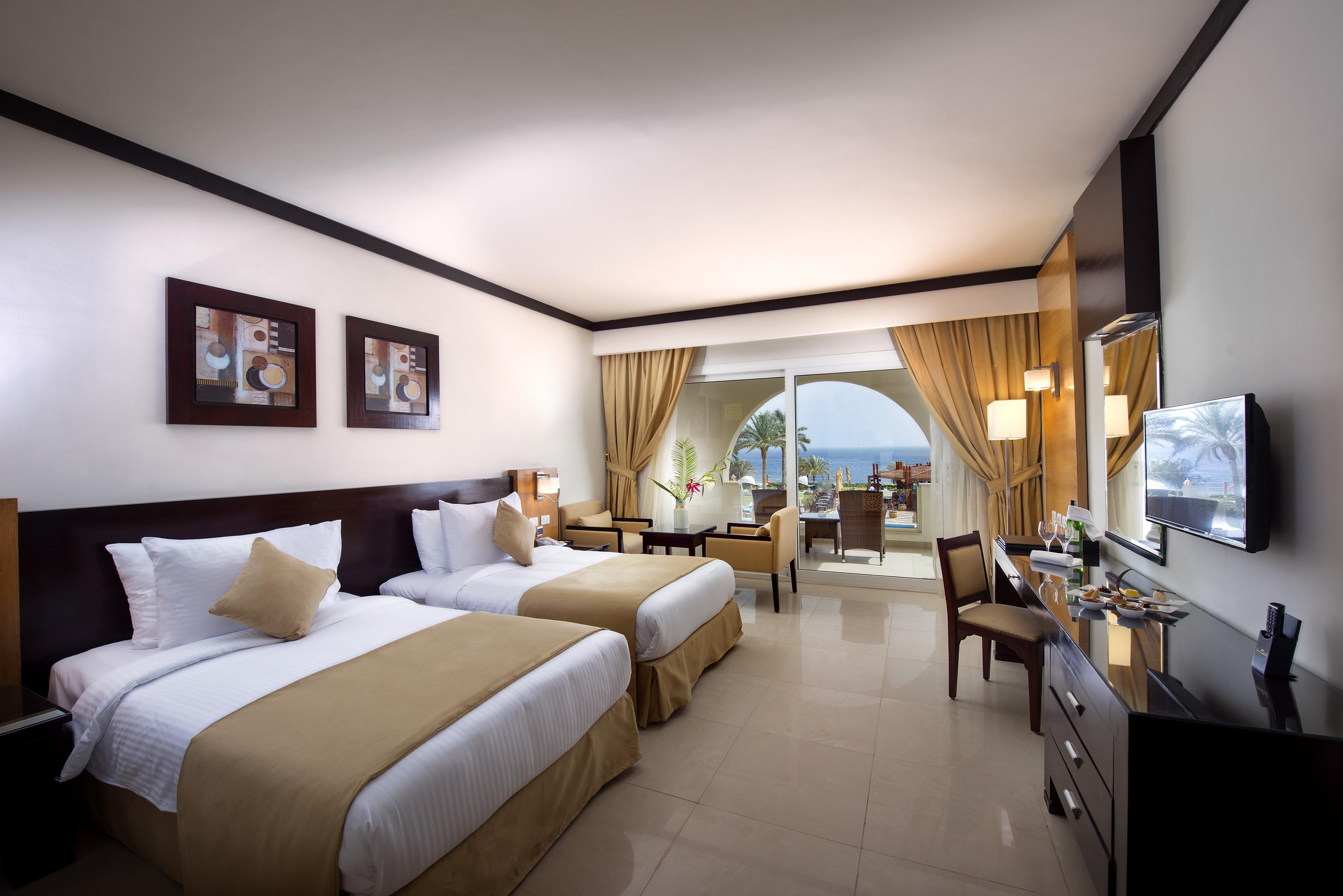 שארם א-שייח Sunrise Montemare Resort -Grand Select (Adults Only) מראה חיצוני תמונה A room at the Hilton Sharm El Sheikh